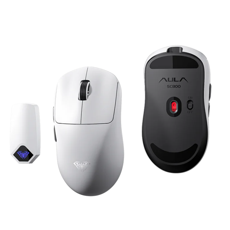 Aula SC800 Wireless Gaming Mouse - White
