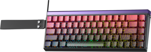 Aula Hero68 HE 60% Wired Magnetic Gaming Keyboard - Gradient Black Red (Neptune Switch).