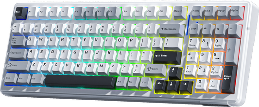 Aula F99 95% Mechanical Gaming Keyboard - Light Grey (Nimbus Switch V3)