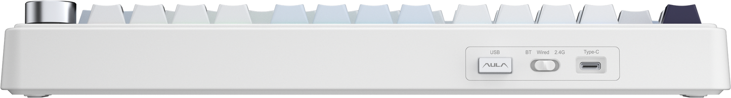 Aula F75 75% Mechanical Gaming Keyboard - Glacier Blue (Reaper Switch)