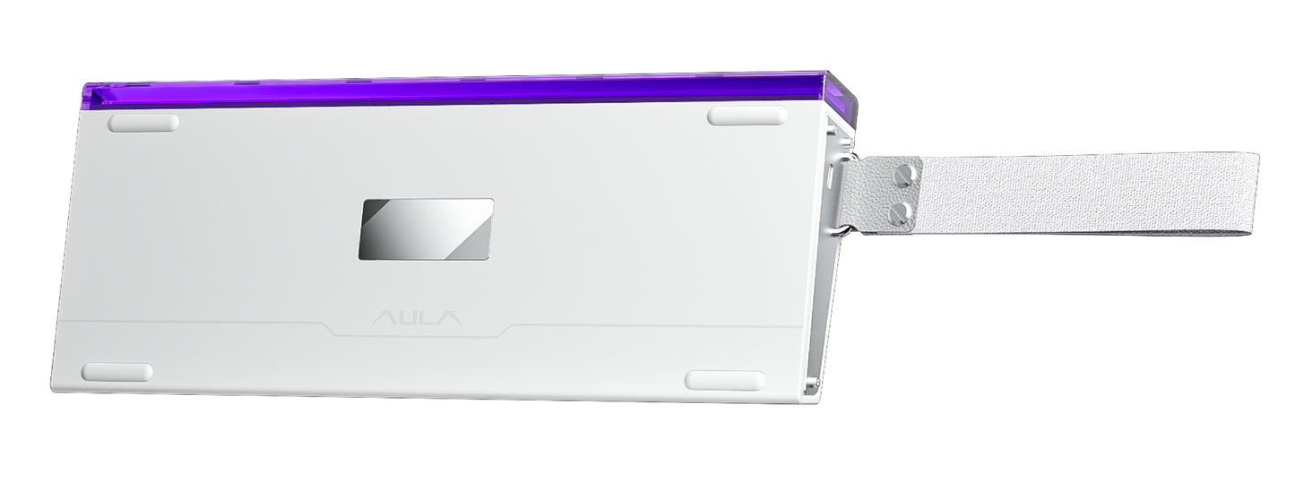 Aula Hero68 HE 60% Wired Magnetic Gaming Keyboard - White (Meteor Switch)