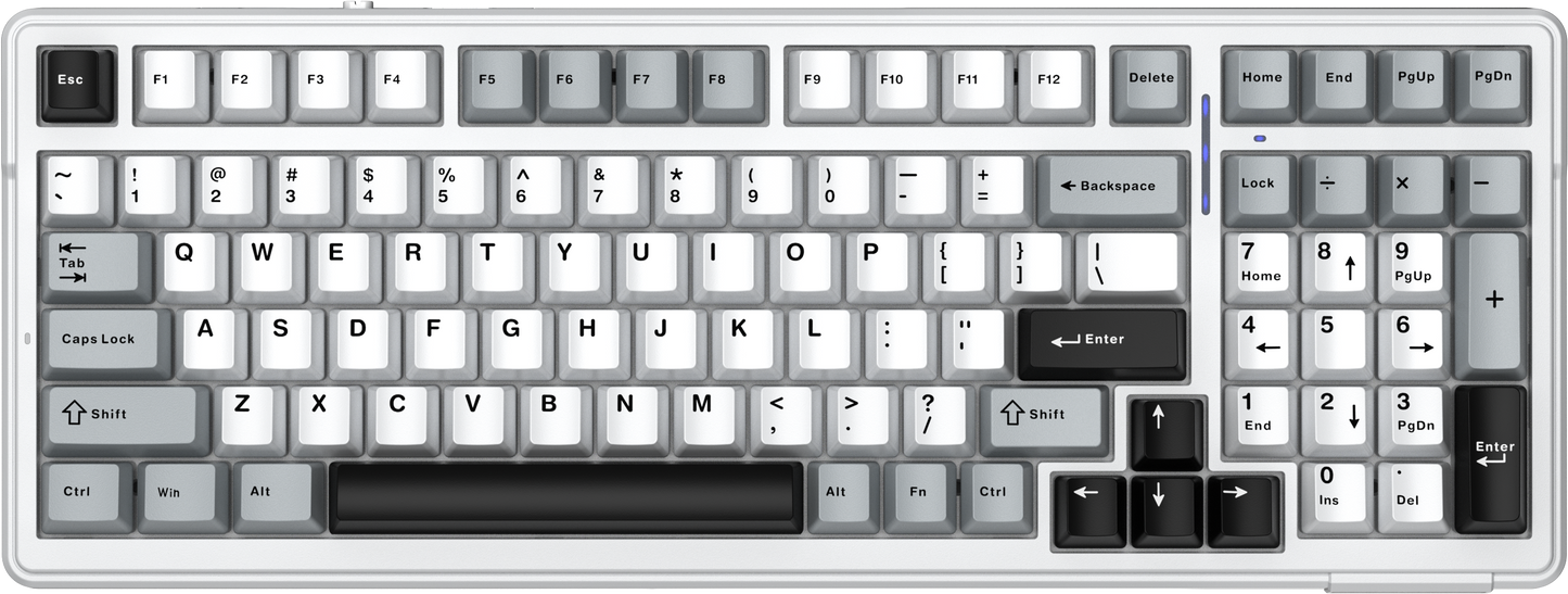 Aula F99 95% Mechanical Gaming Keyboard - Light Grey (Nimbus Switch V3).