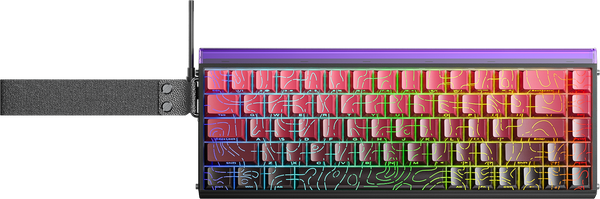 Aula Hero68 HE 60% Wired Magnetic Gaming Keyboard - Gradient Black Red (Neptune Switch).