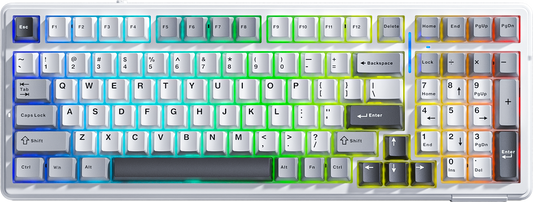 Aula F99 95% Mechanical Gaming Keyboard - Light Grey (Nimbus Switch V3).