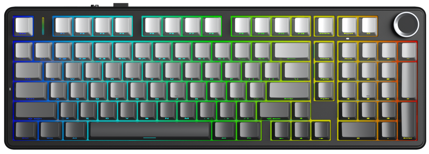 Aula F99 PRO 95% Mechanical Gaming Keyboard - Gradient Grey (Reaper Switch).