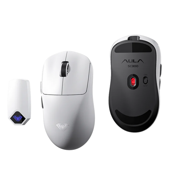 Aula SC800 Wireless Gaming Mouse - White