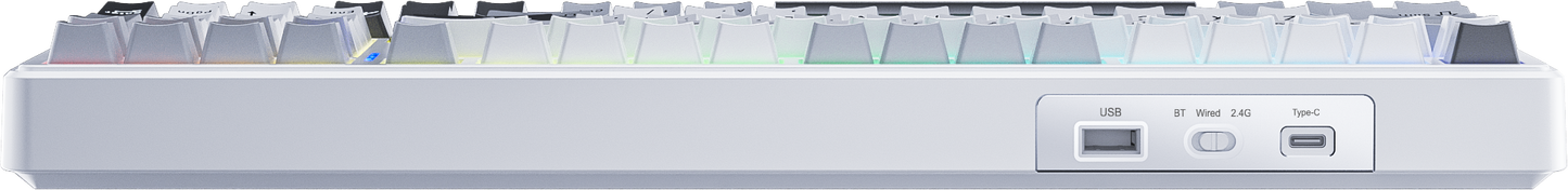 Aula F99 95% Mechanical Gaming Keyboard - Light Grey (Nimbus Switch V3).