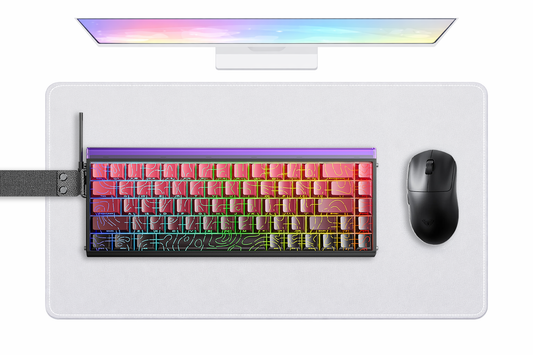 AULA Hero 68 HE Magnetic Switch Keyboard – Red + SC800 Wireless Mouse (Black) – Compact Performance Bundle