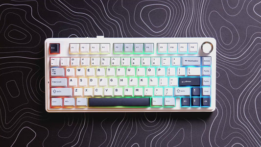 Aula F75 75% Mechanical Gaming Keyboard - Glacier Blue (Reaper Switch)